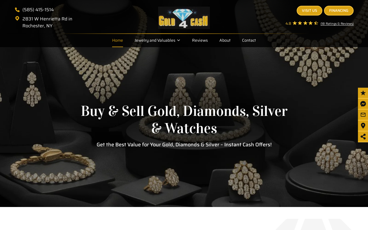 Gold 4 Cash website preview