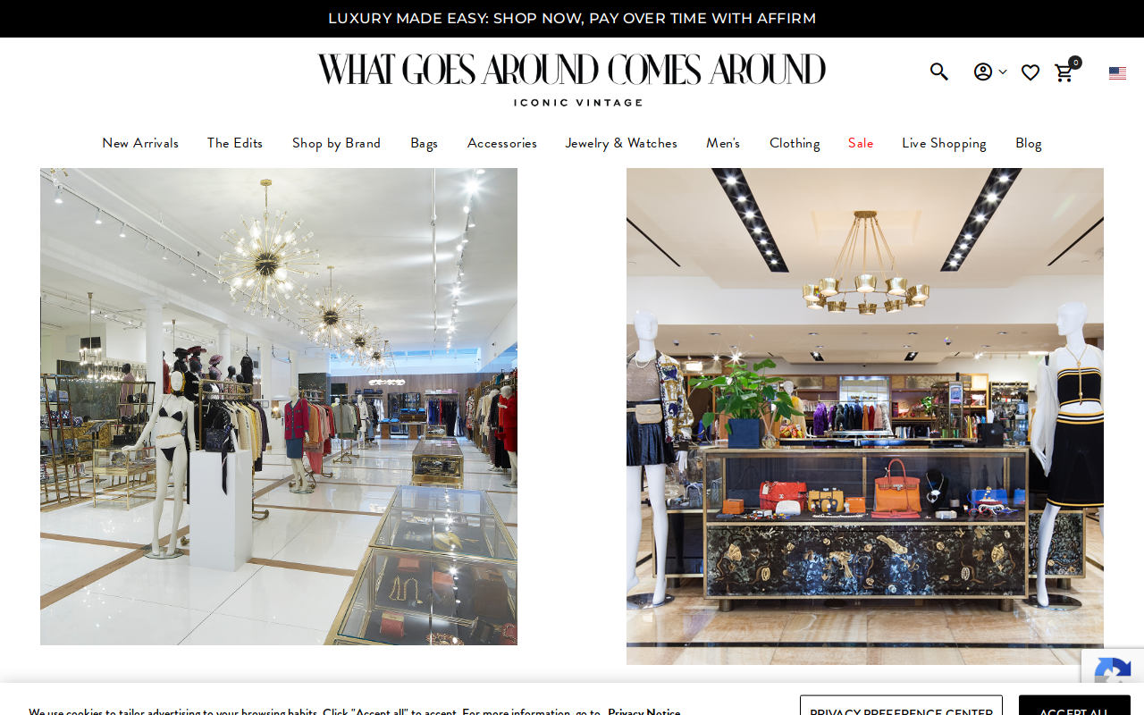 What Goes Around Comes Around website preview