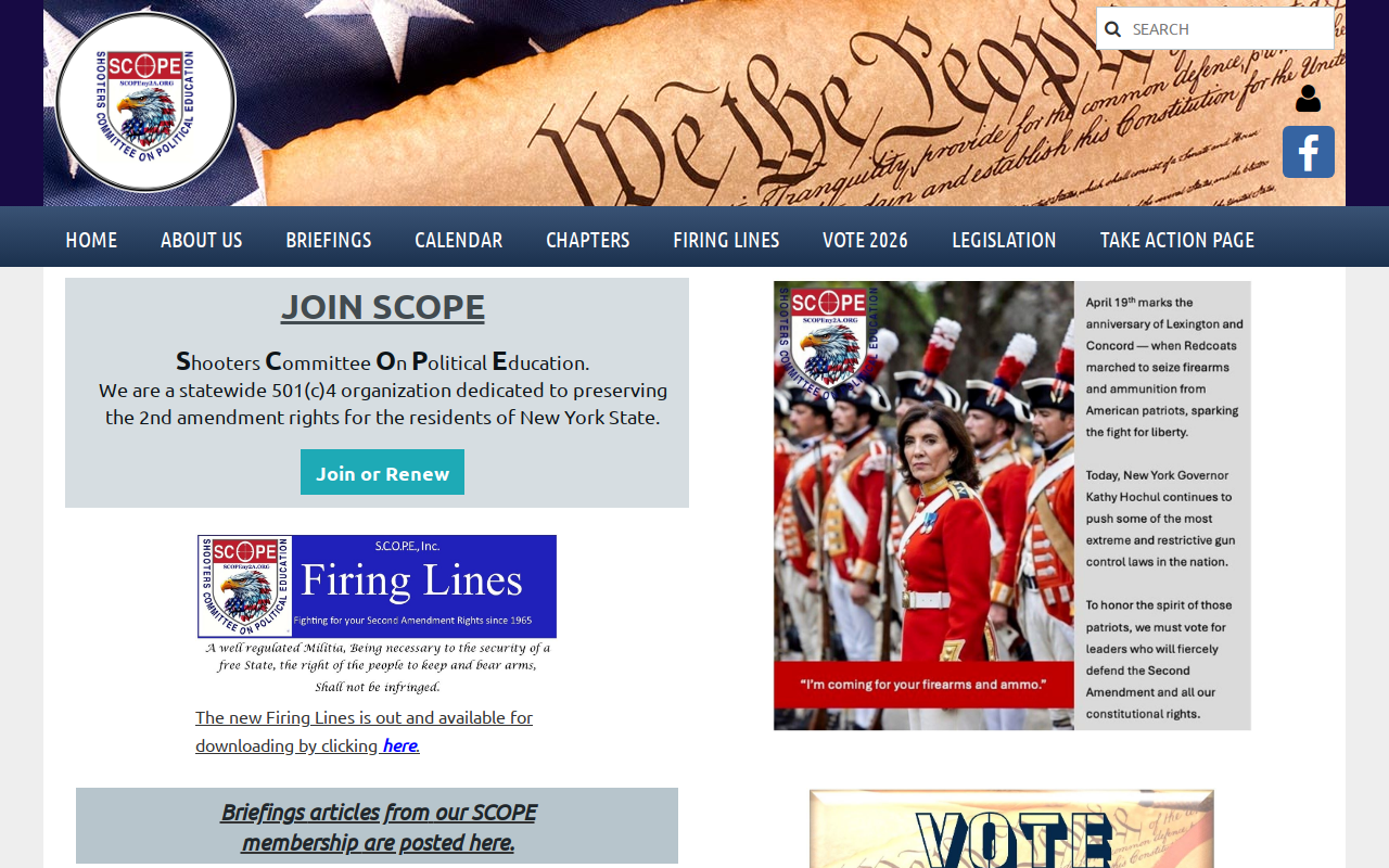 Scope website preview