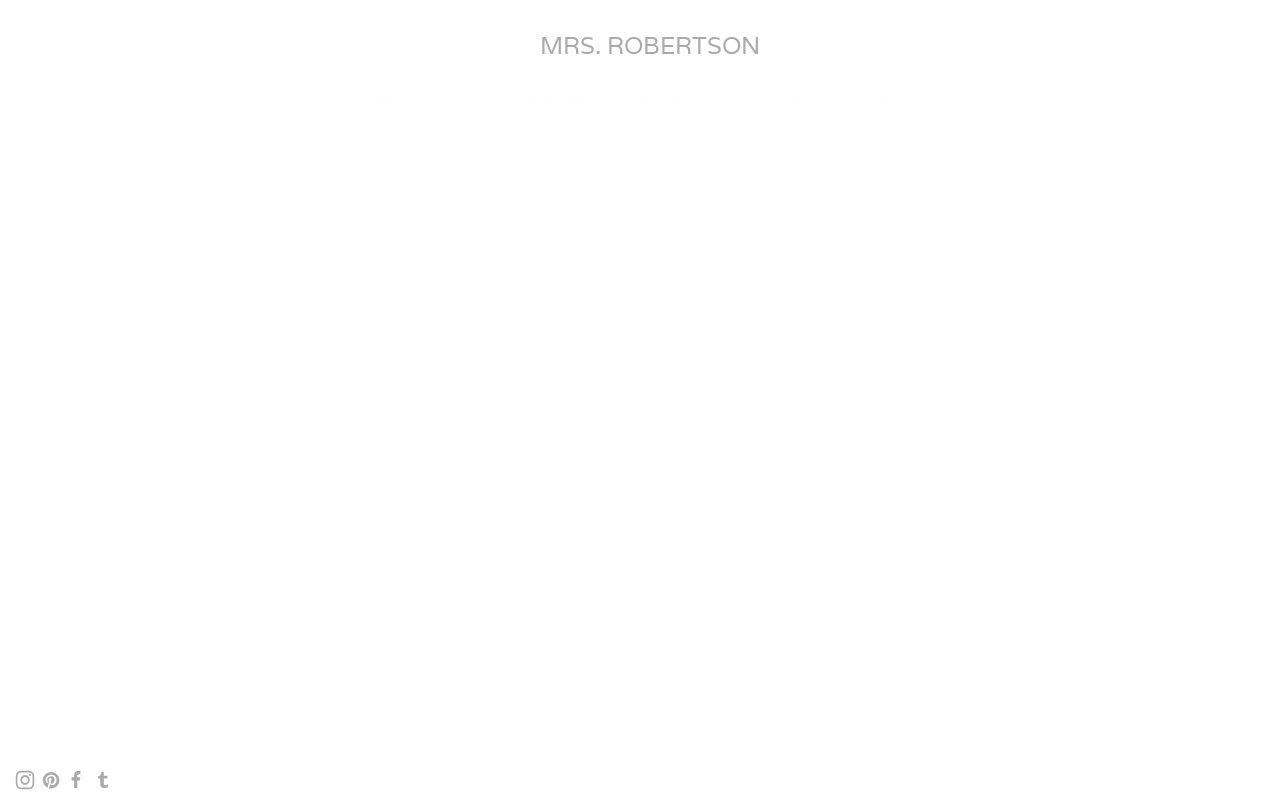 Mrs Robertson website preview