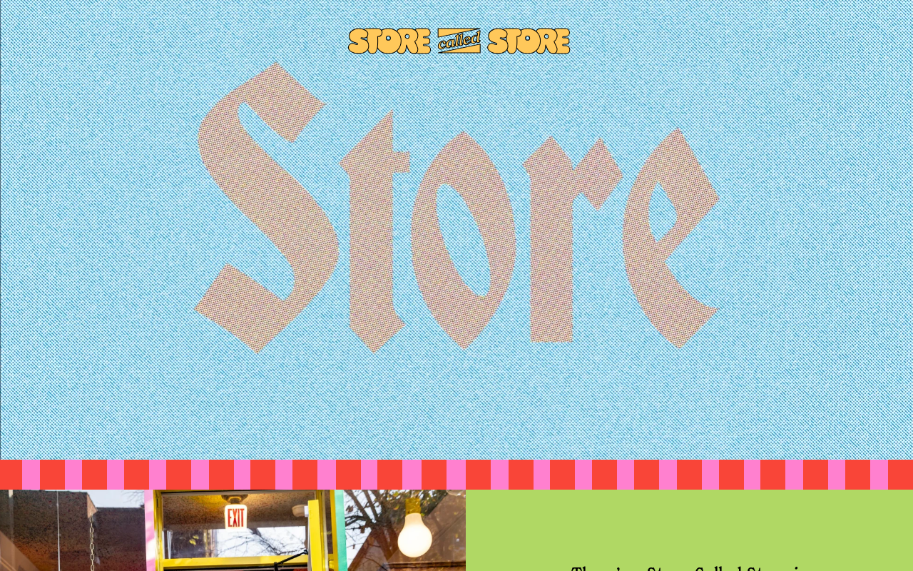 Store Called Store website preview