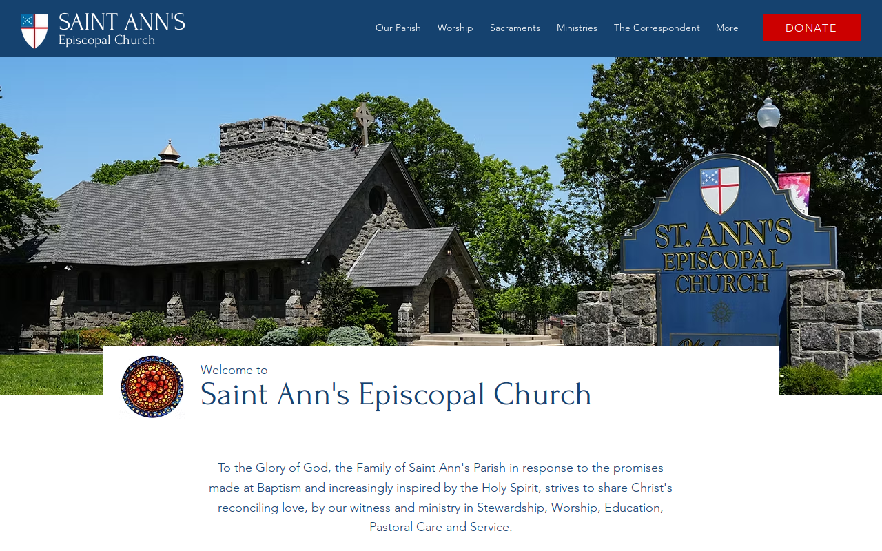 Saint Ann's Thrift Shop website preview