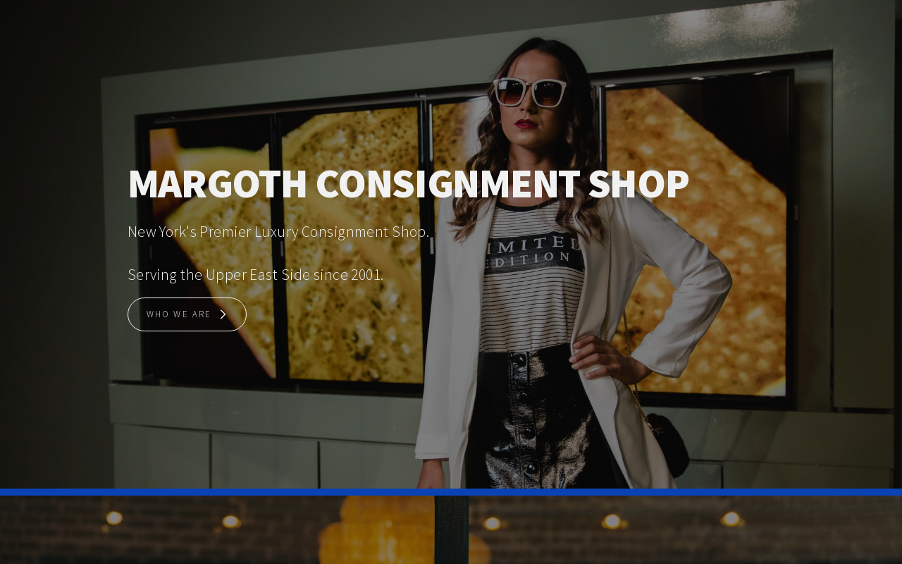 Margoth Consignment Shop website preview