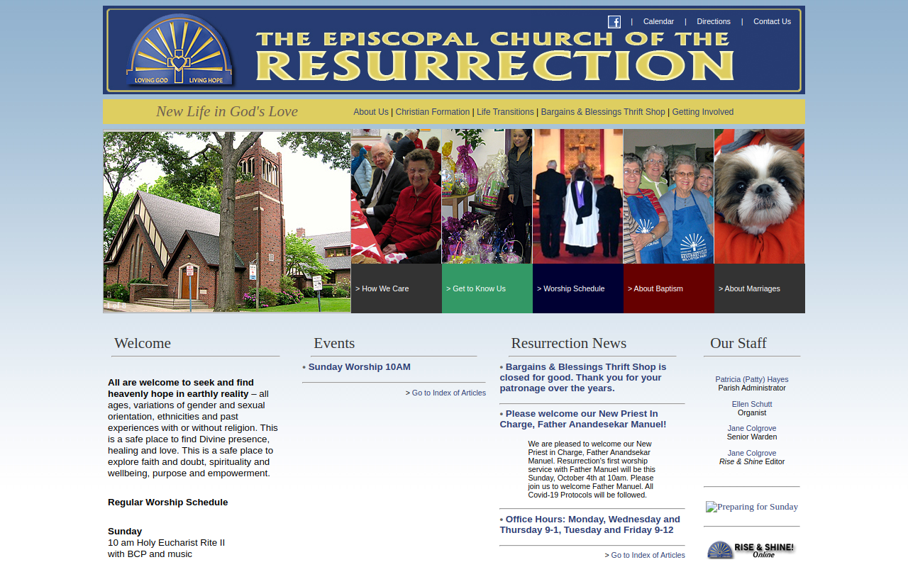 Bargains & Blessings Thrift Shop website preview