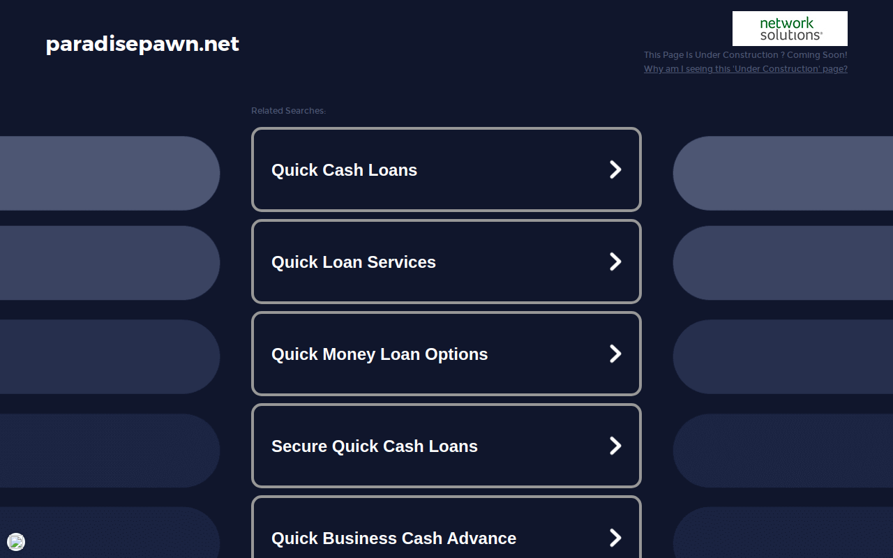 Concourse Pawnbrokers website preview