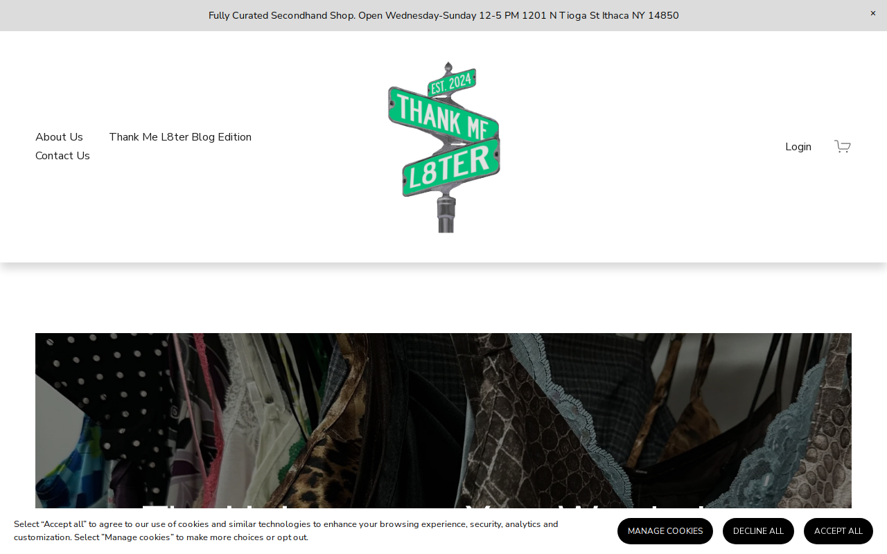 Thank Me L8ter website preview