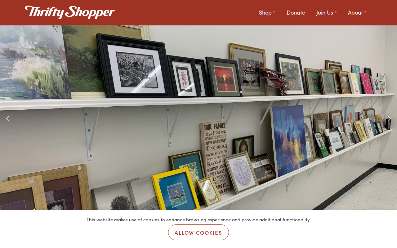 Thrifty Shopper website preview
