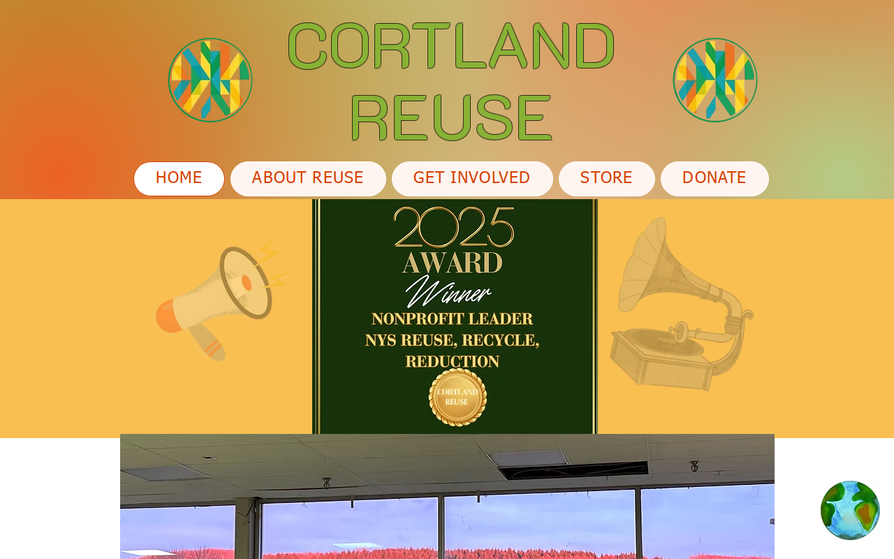 Cortland ReUse website preview