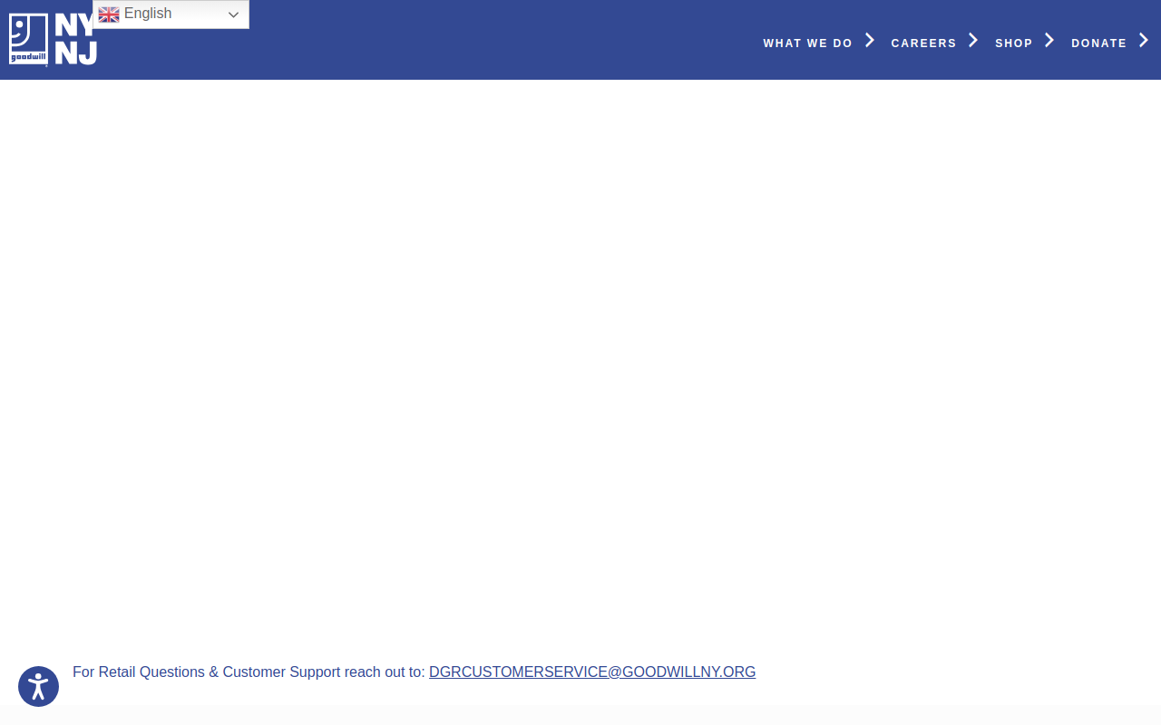 Goodwill NYNJ Store and Donation Center website preview