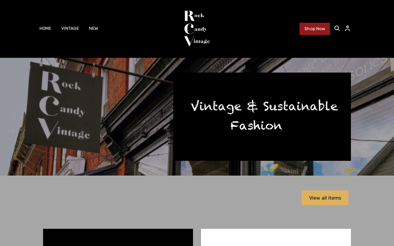 Rock Candy Vintage website preview
