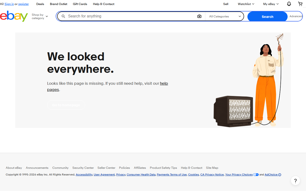 Thrifting Online website preview