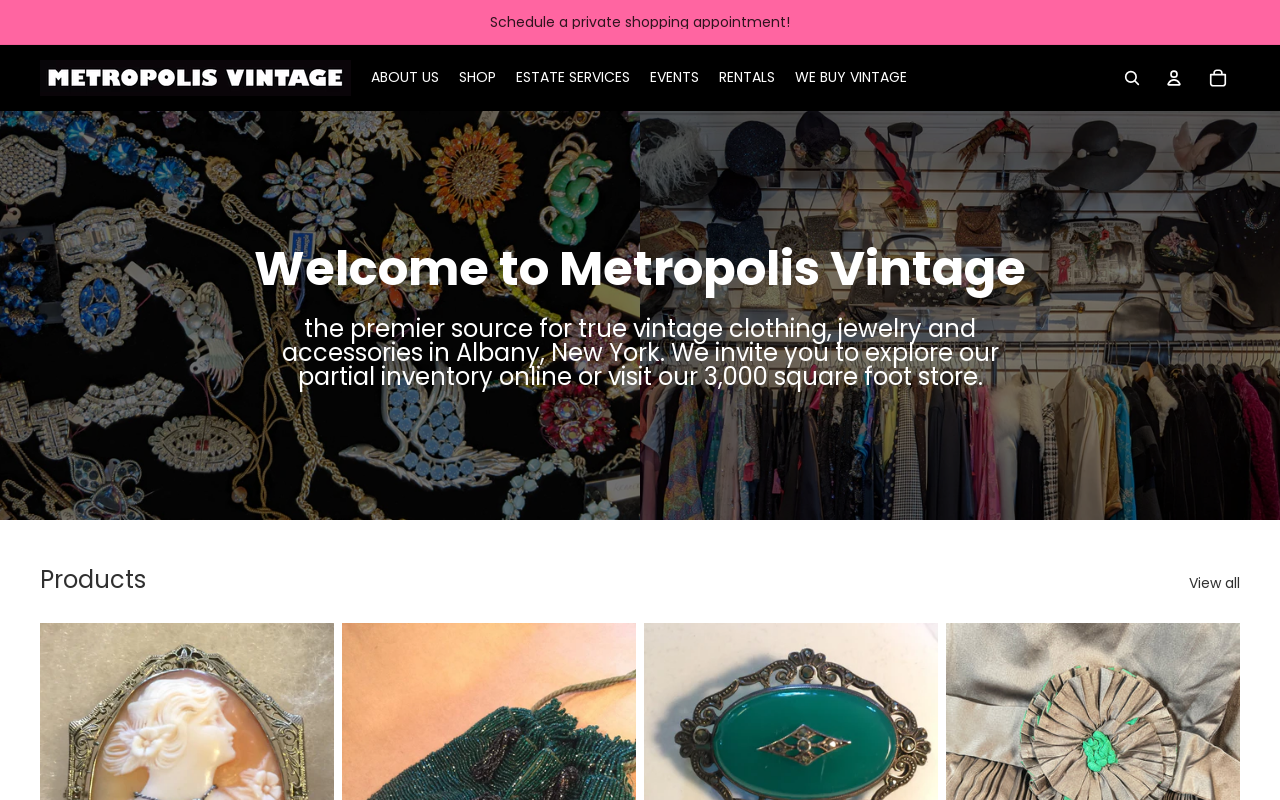 Metropolis Vintage website preview