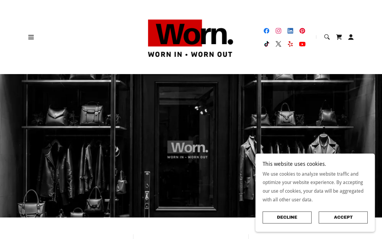 Worn In Worn Out website preview