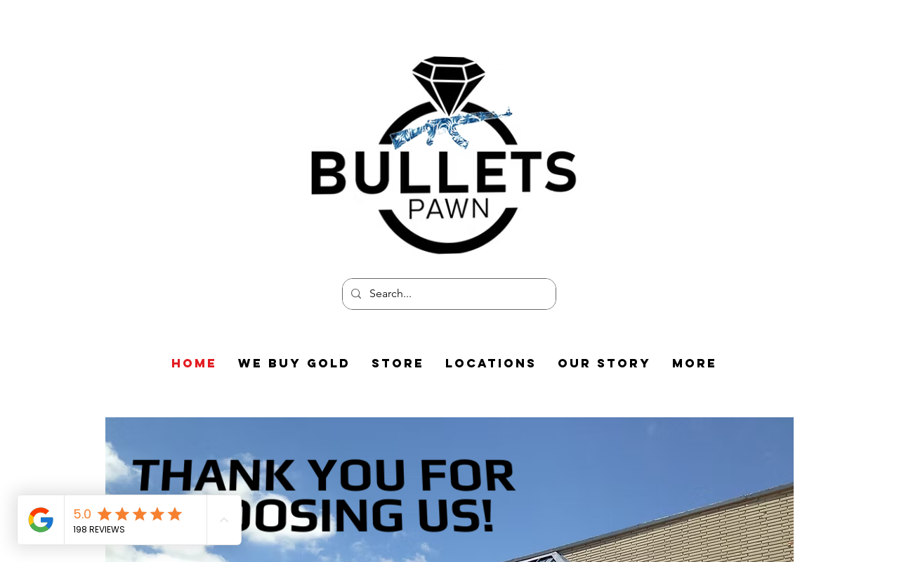 Bullet Pawn Guns And Jewelry website preview