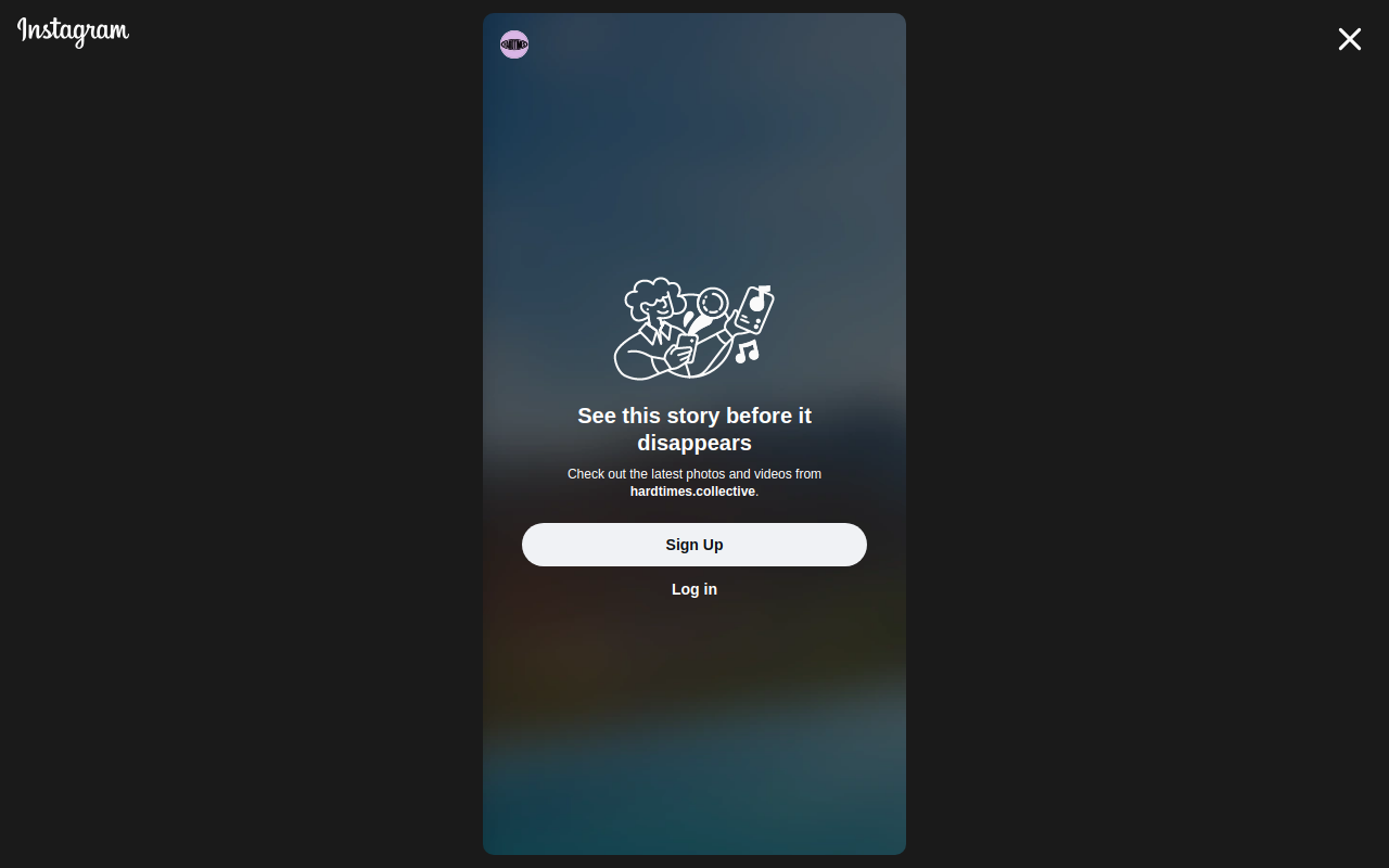 Hard Times Collective website preview