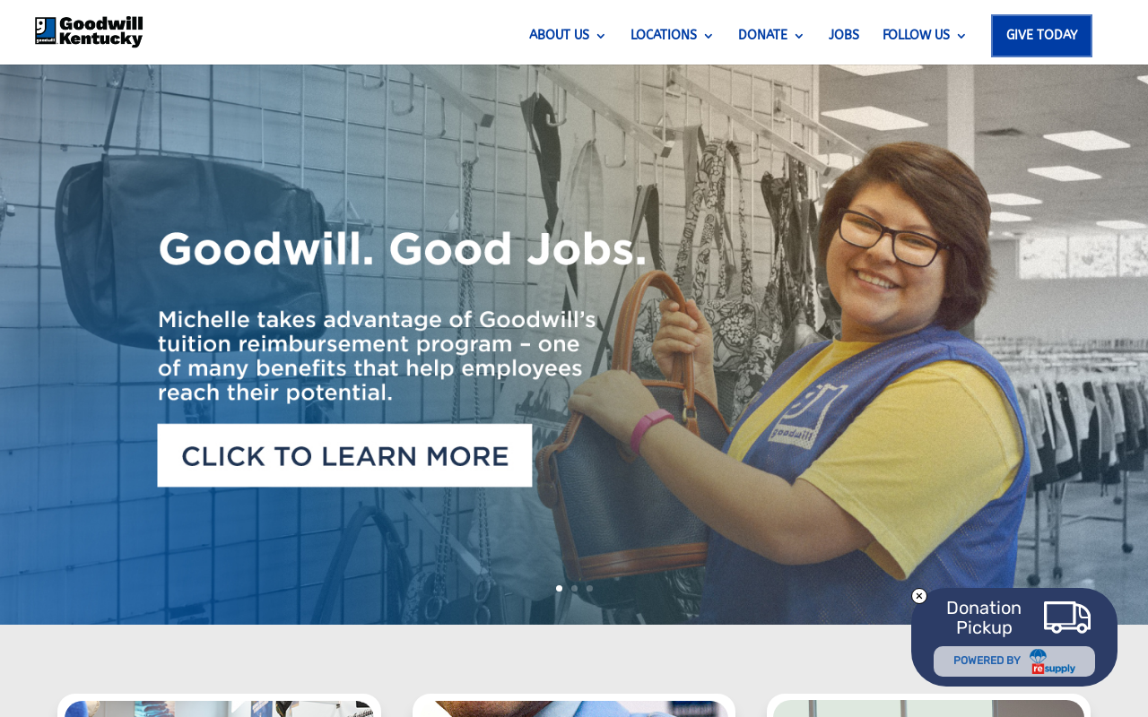 Goodwill Works website preview