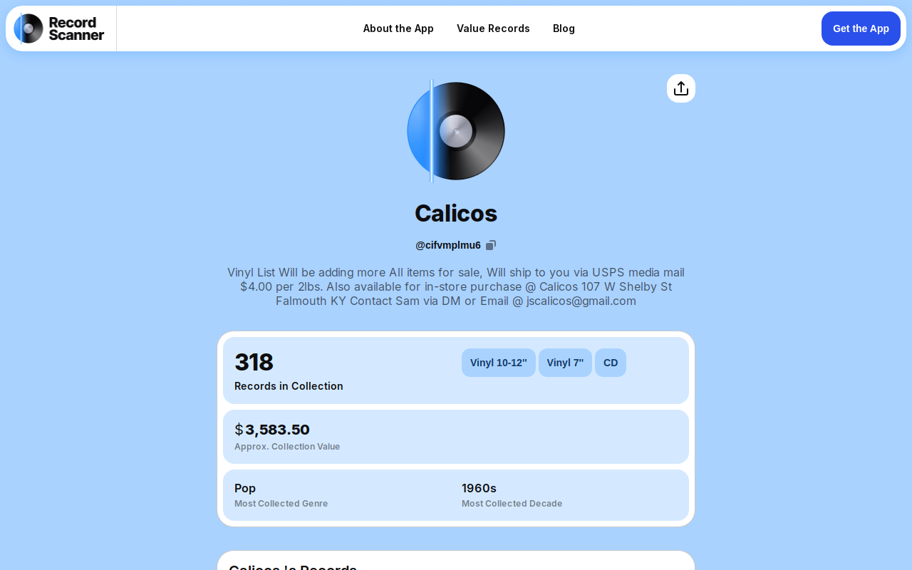Calico’s website preview