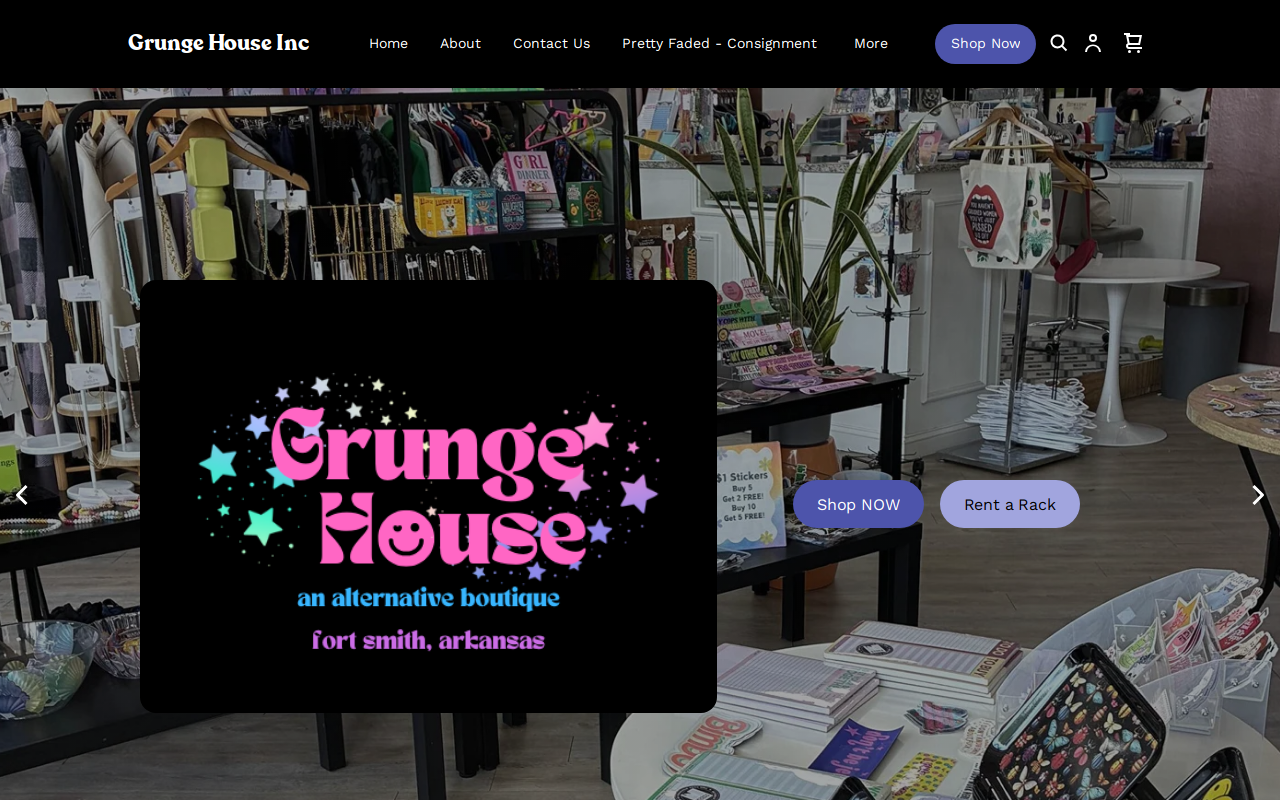 Grunge House website preview