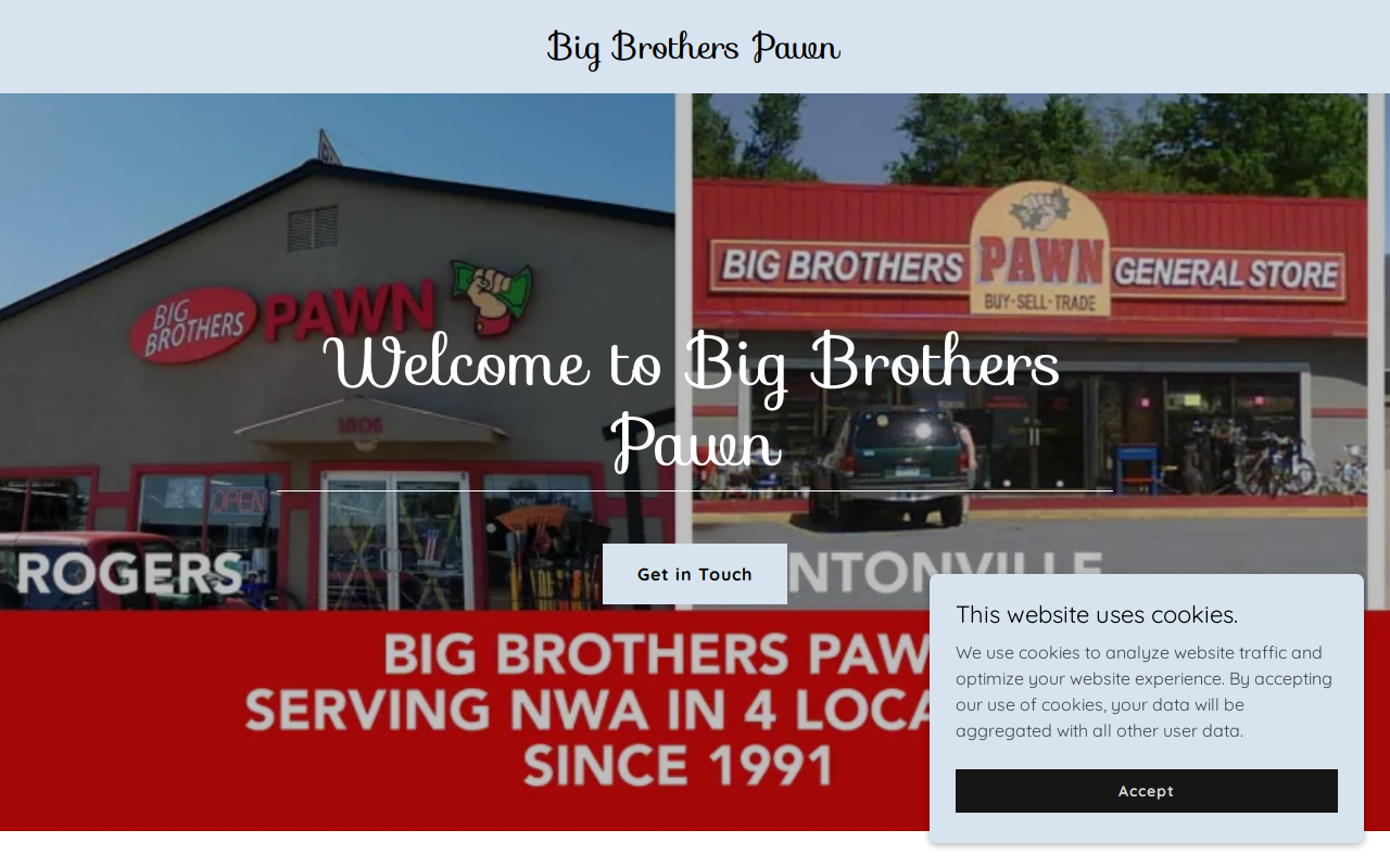 Big Brothers Pawn website preview
