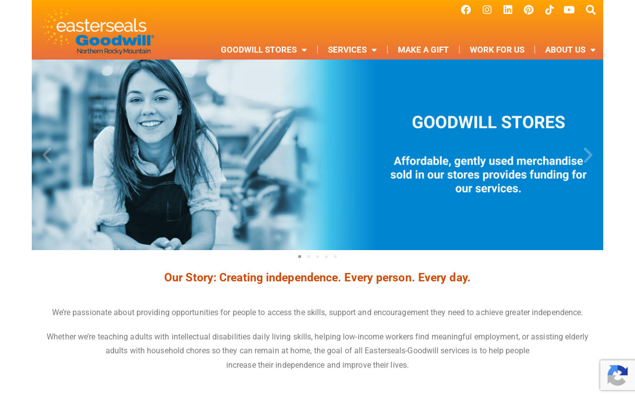 Goodwill website preview