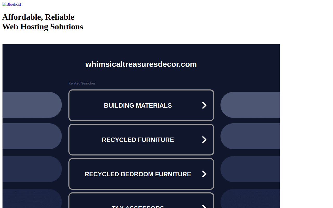 Whimsical Treasures website preview