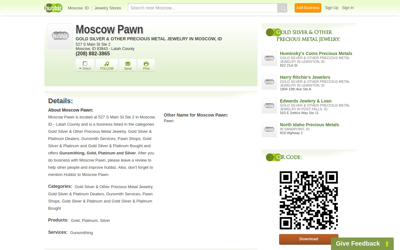Moscow Pawn website preview
