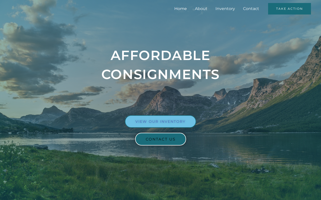 Affordable Consignments LLC website preview