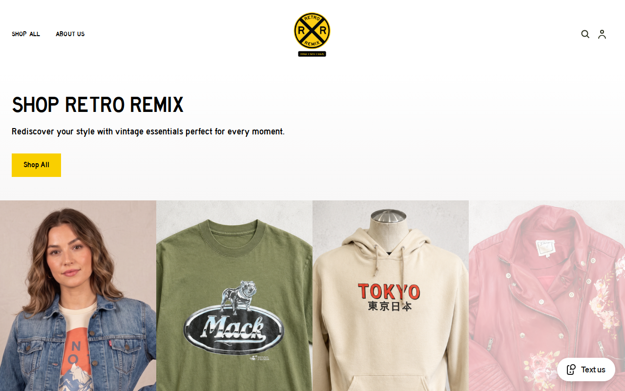 Retro Remix website preview