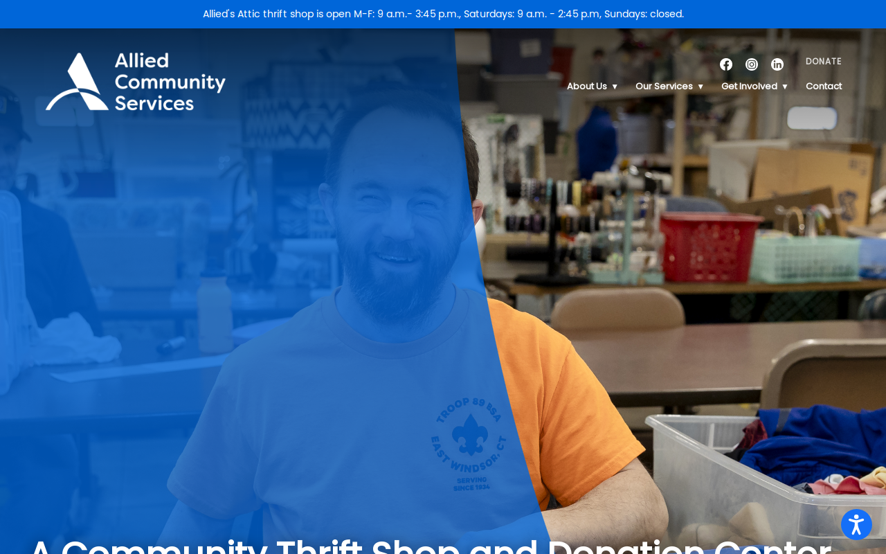 Allied's Attic website preview