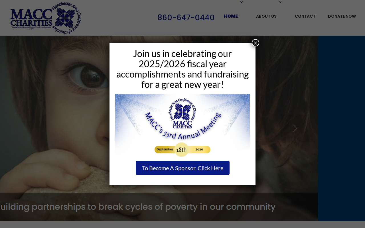 Community Threads Thrift Shoppe website preview