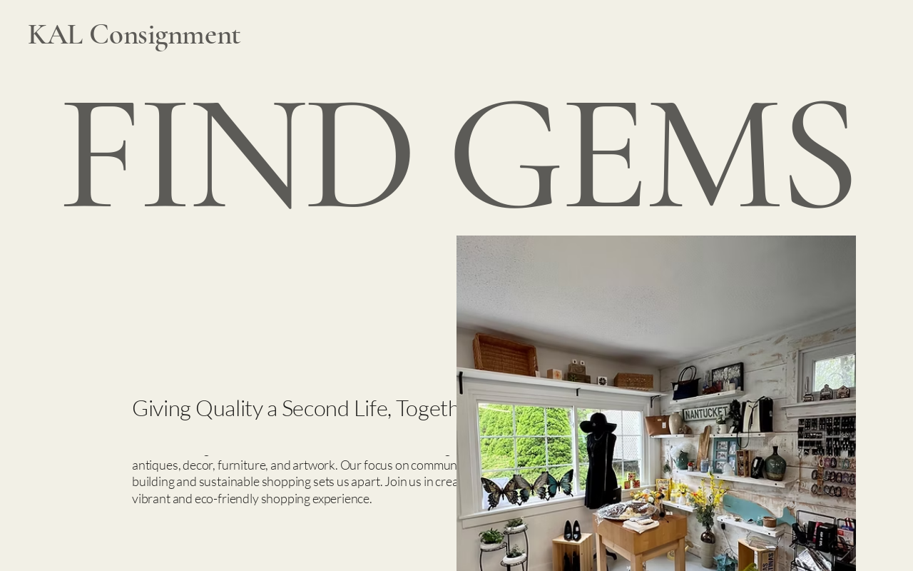 Kal Consignment website preview