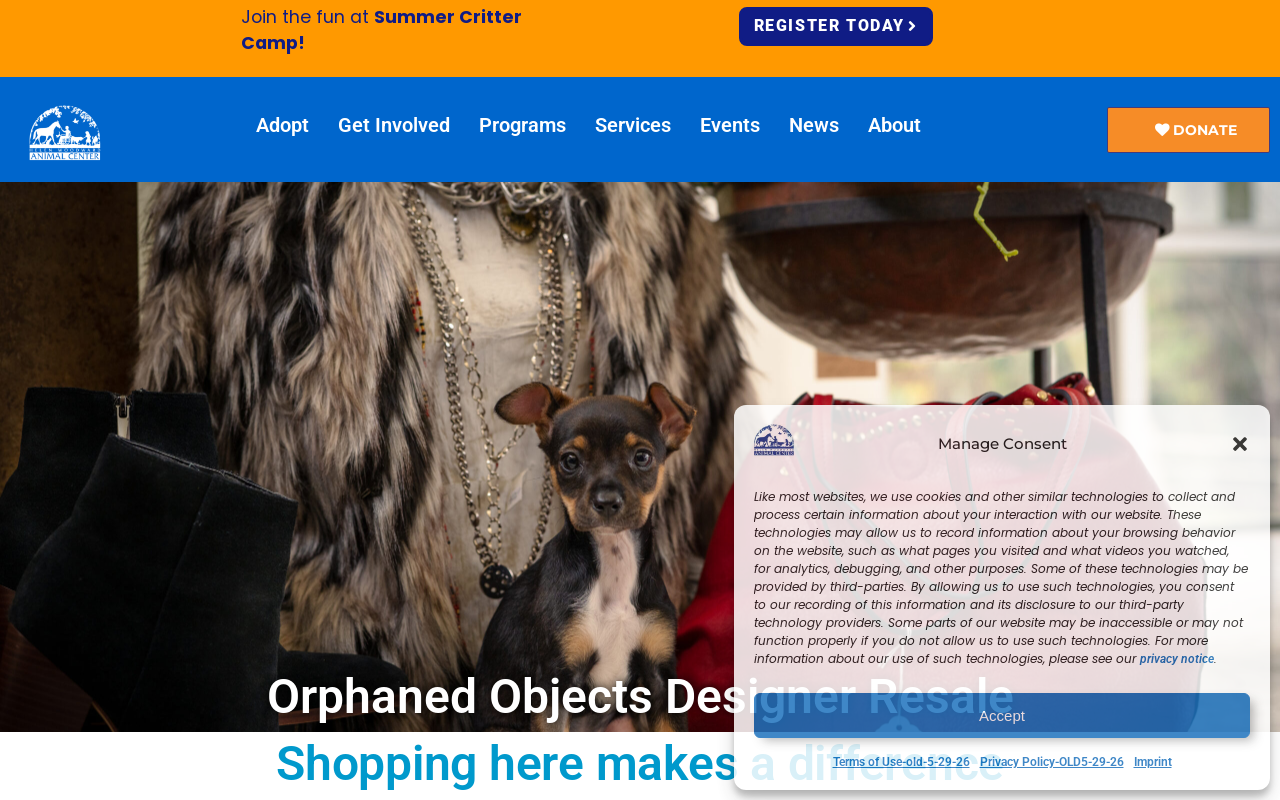 Orphaned Objects Designer Resale website preview