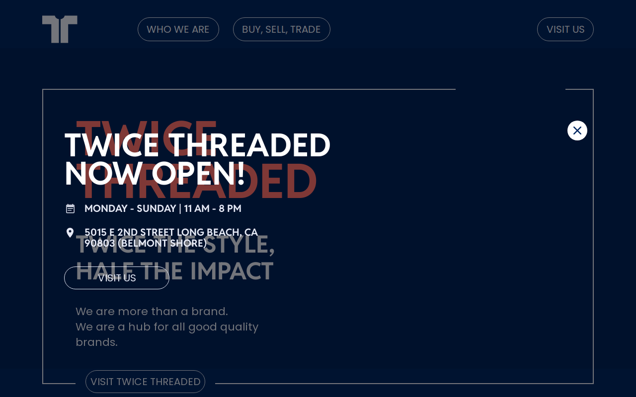 Twice Threaded website preview