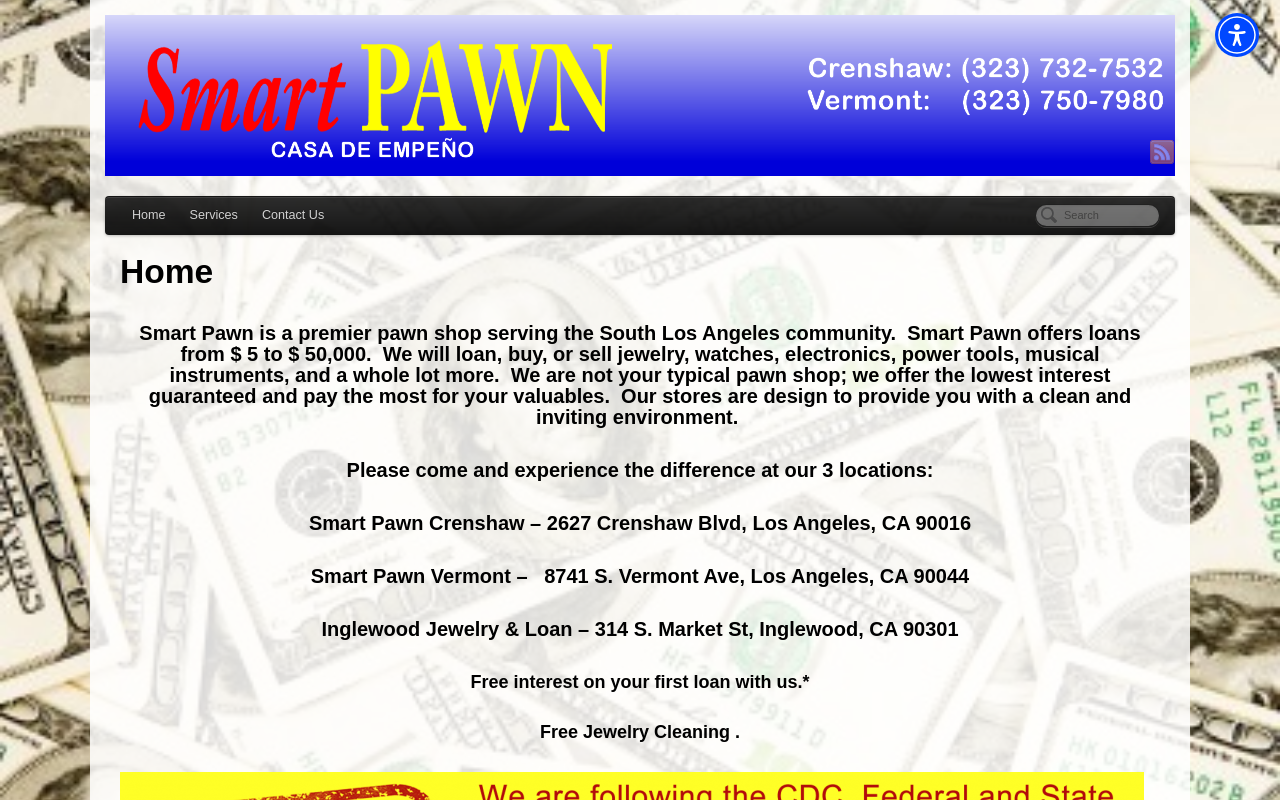 Smart Pawn website preview