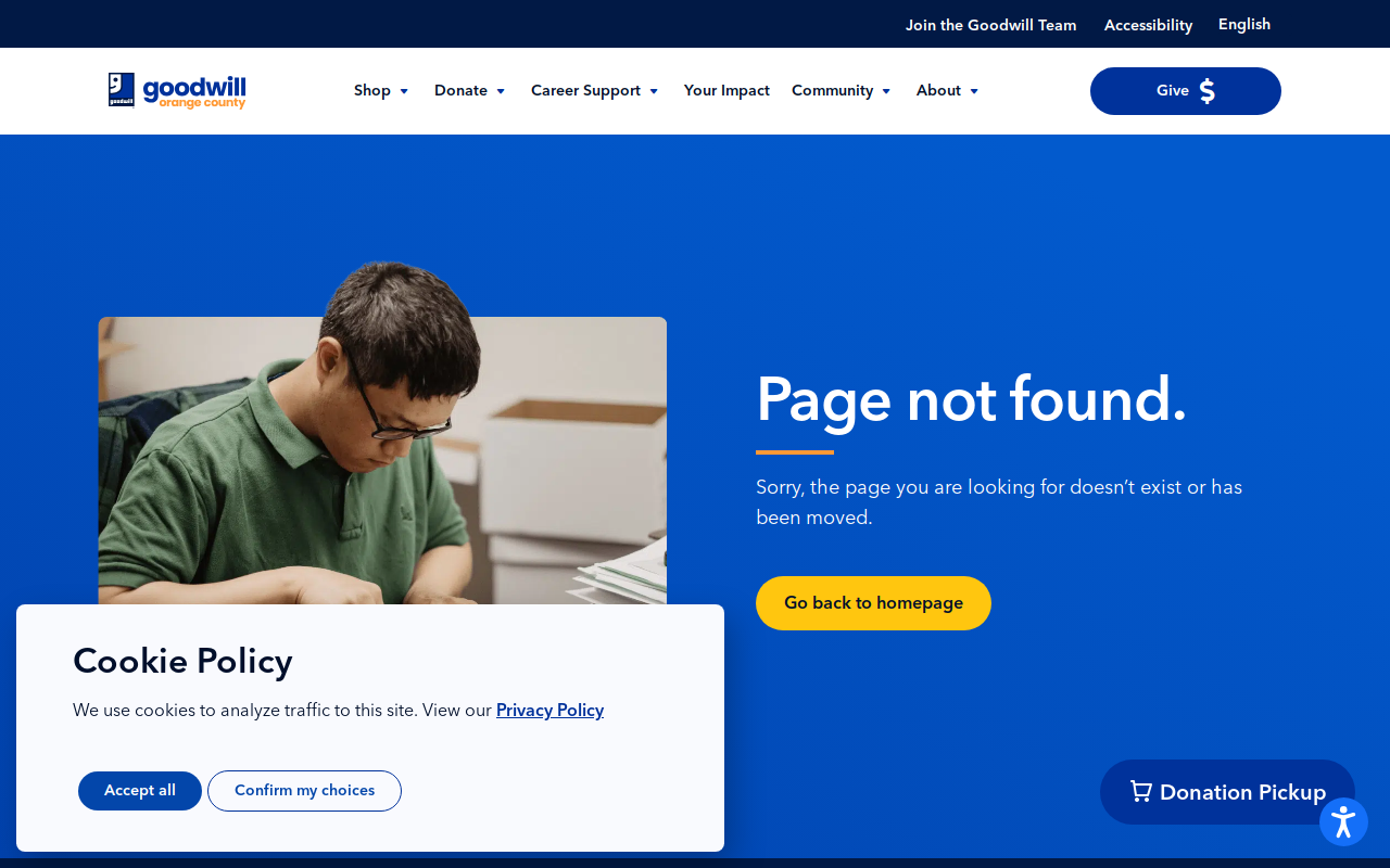 Goodwill Store & Donation Center website preview