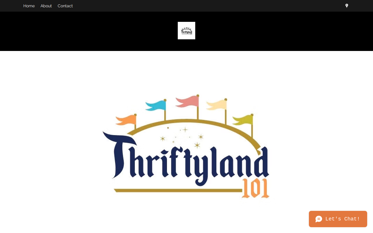 Thriftyland 101 website preview