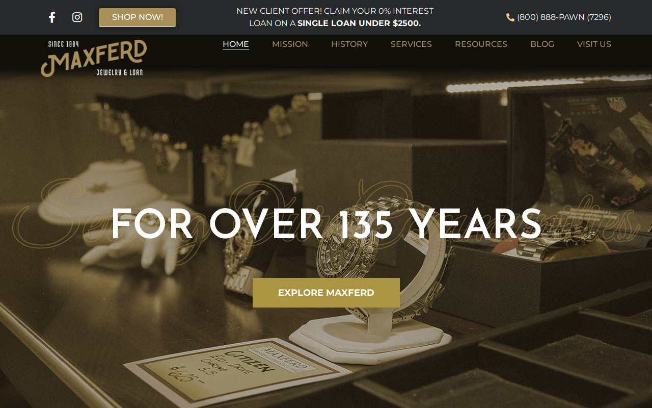 Collateral Lender Inc website preview