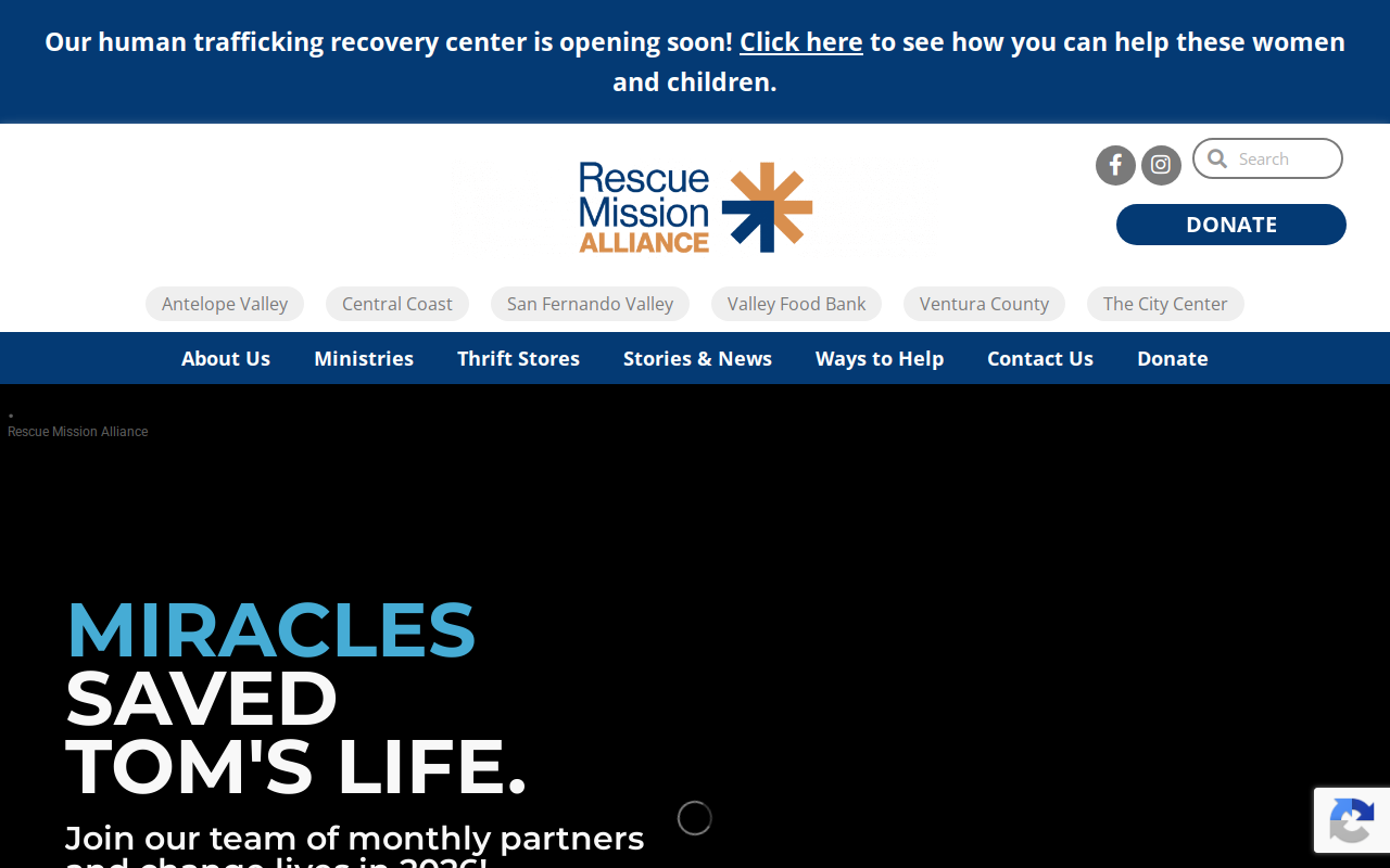 Mission Bargain Center website preview