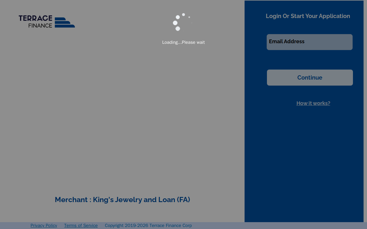 King's Jewelry and Loan website preview