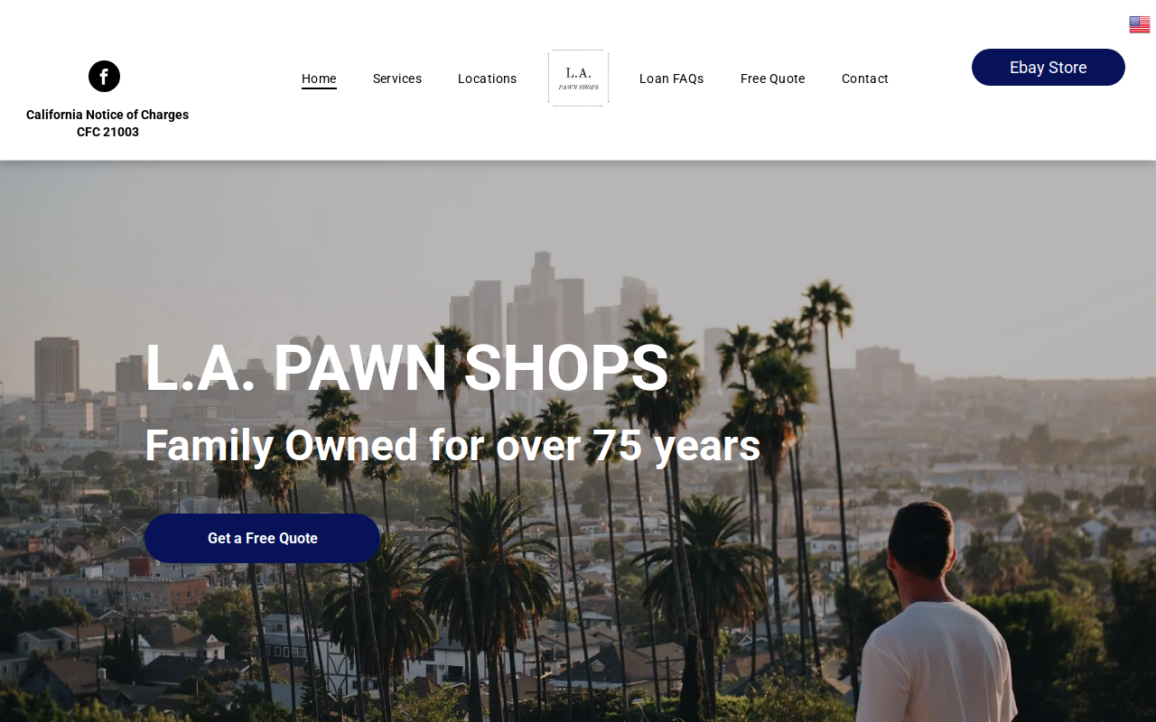 Pawn Shop website preview