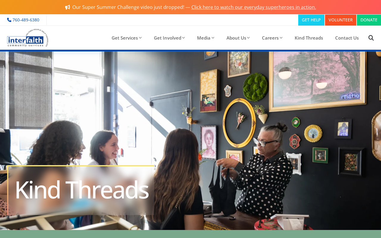 Kind Threads website preview