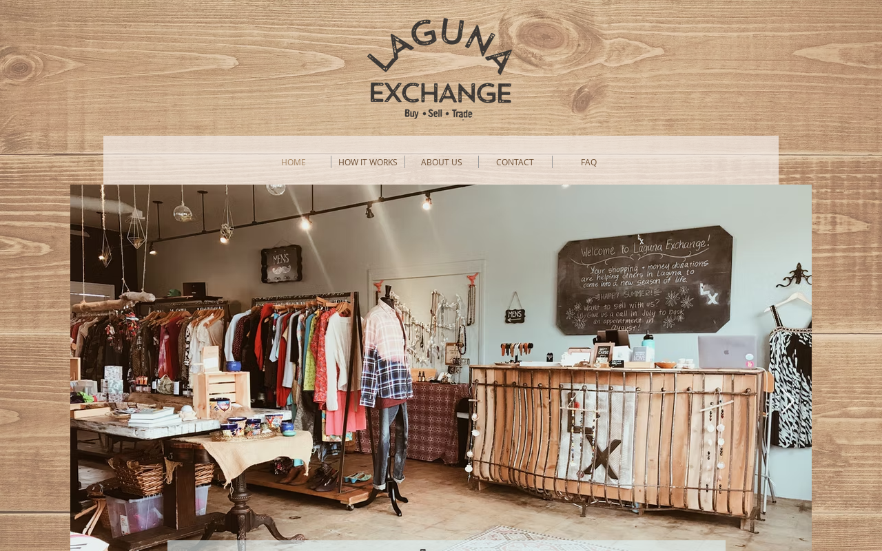 Laguna Exchange website preview