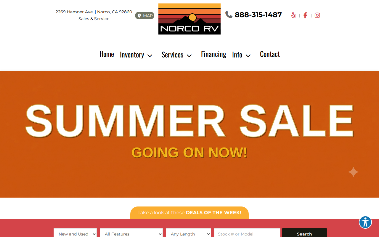 Norco Loan and Jewelry website preview