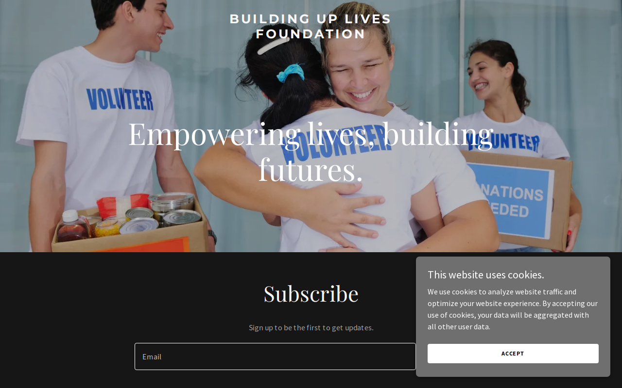 Building Up Lives Foundation, Moreno Valley Ca 92553 website preview