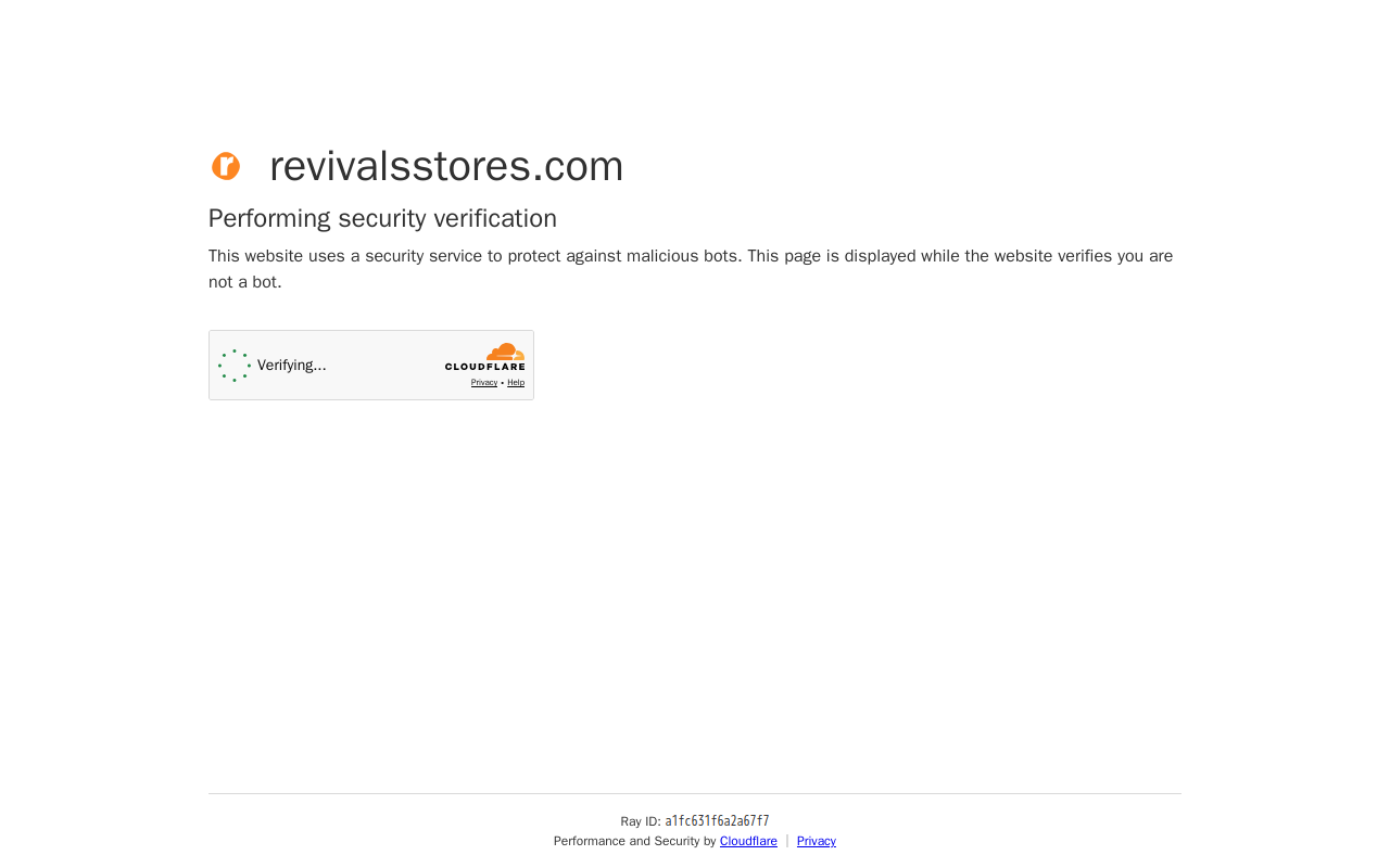 Revivals Stores website preview