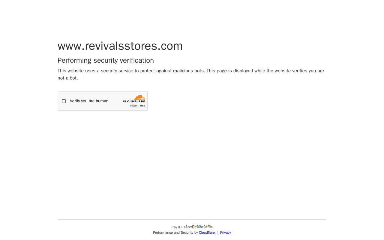 Revivals Stores website preview