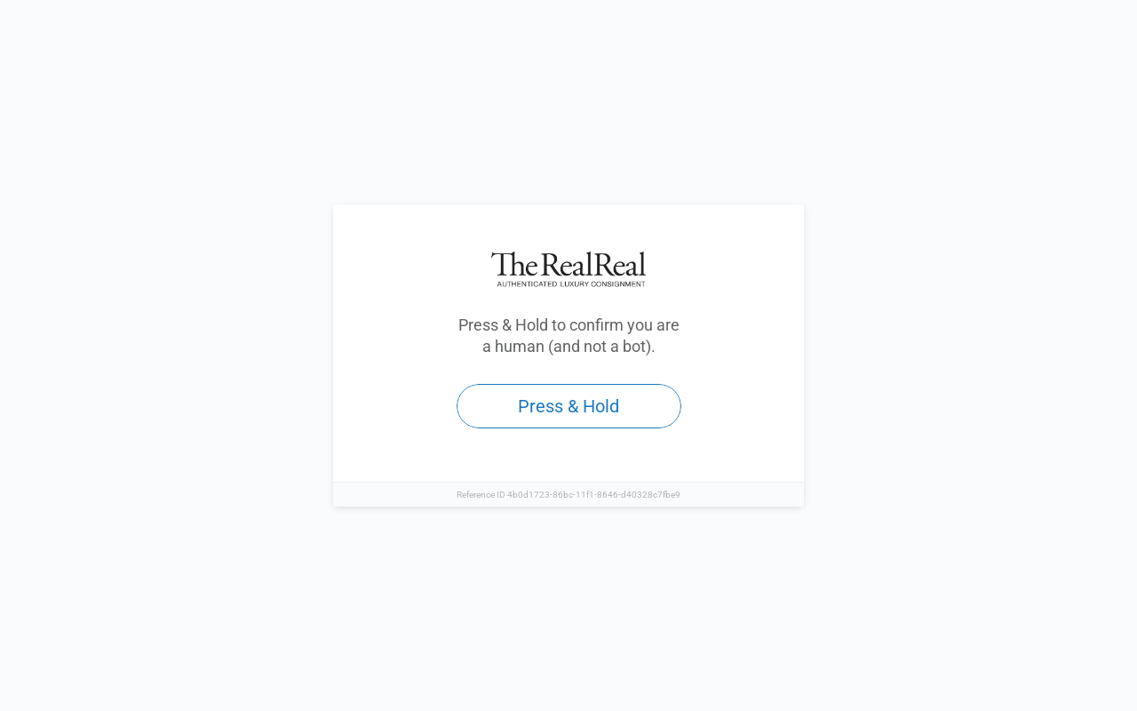 The RealReal Luxury Consignment Office website preview