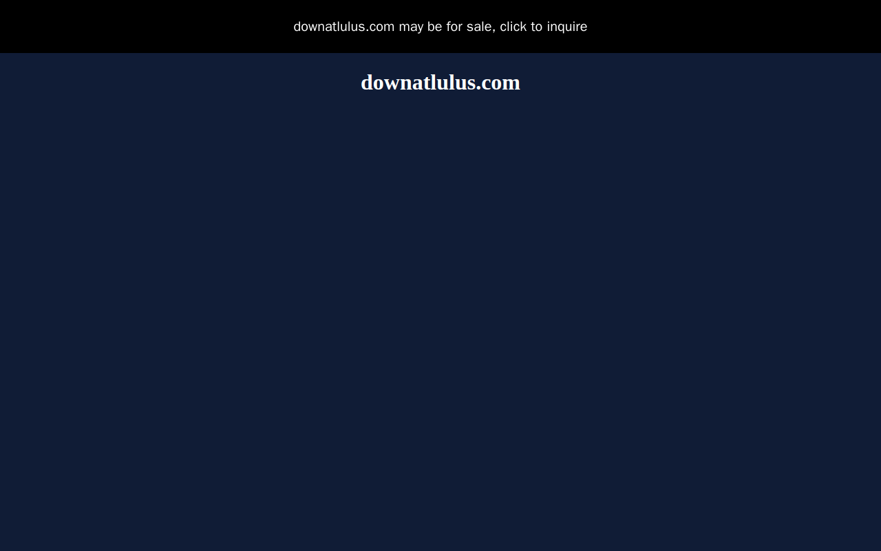 Down At Lulu's website preview