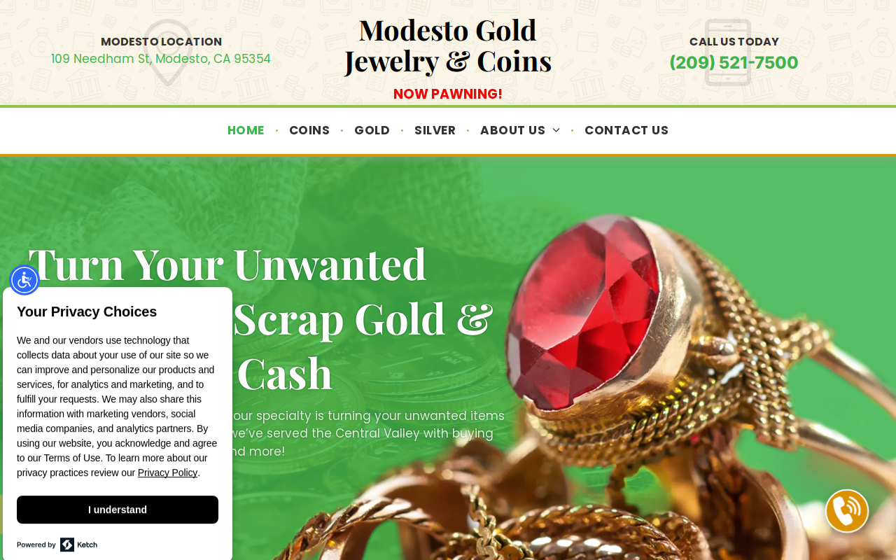 Manteca Gold Pawn & Coins website preview