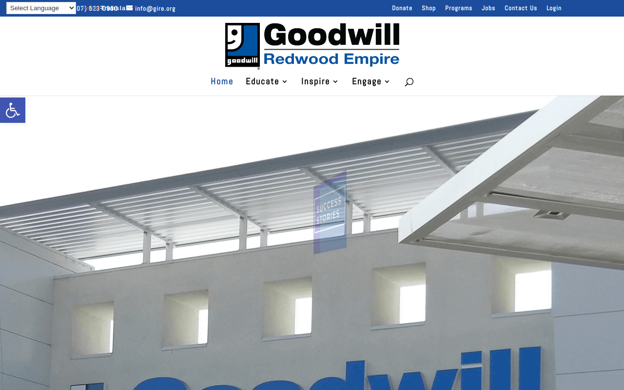 Goodwill website preview